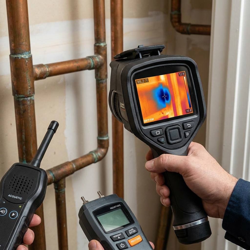 كشف تسربات دورات المياه بالقصيم