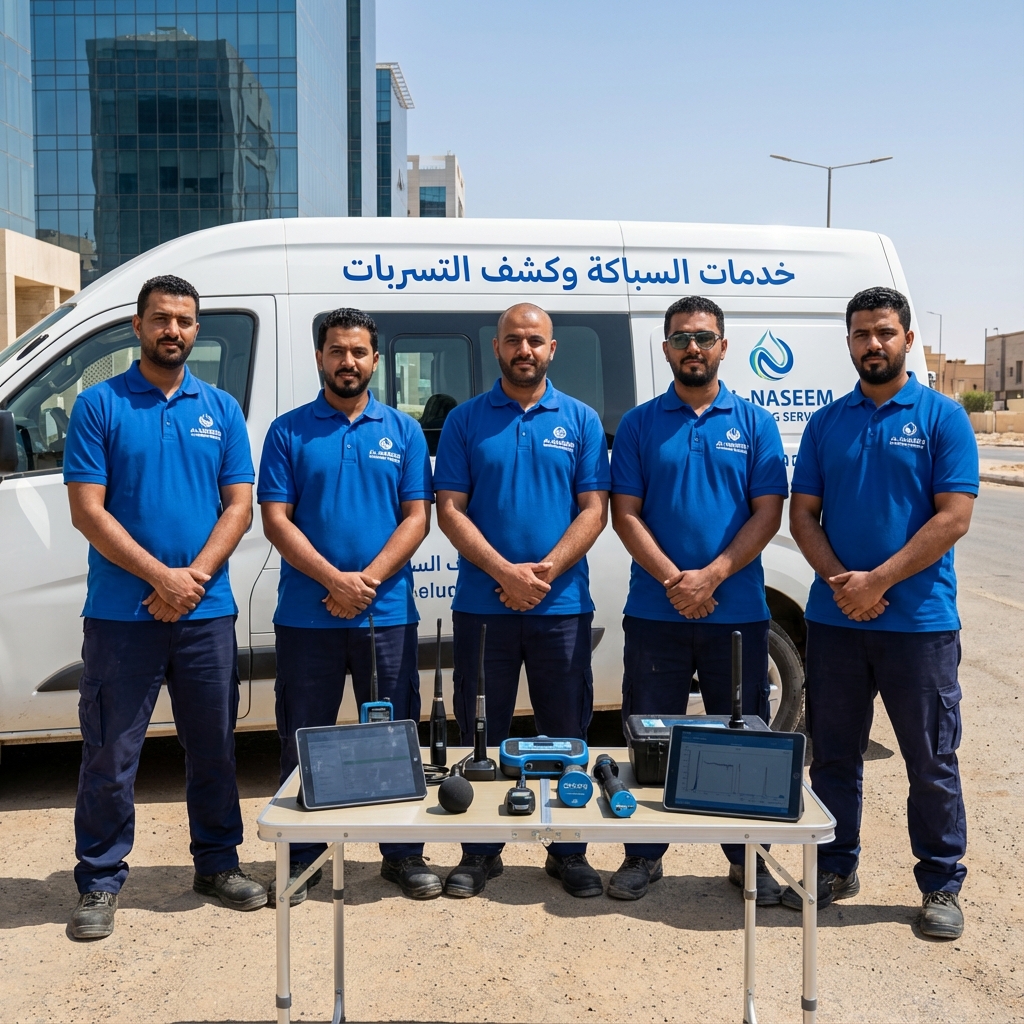 فريق شركة كشف تسربات المياه بالقصيم